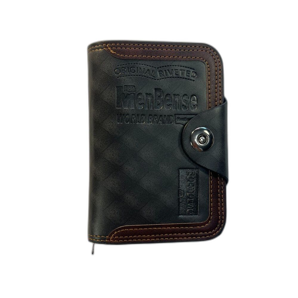 Menbense Wallet 4" x 5.5" Men's Bifold Wallet Compact Everyday Organizer